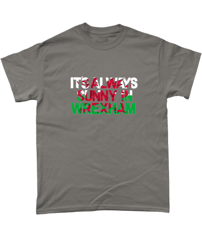 Always Sunny in Wrexham Gildan Heavy Cotton T-Shirt - Image 3