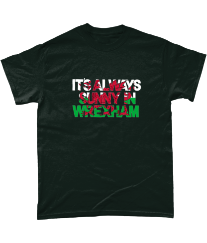 Always Sunny in Wrexham Gildan Heavy Cotton T-Shirt - Image 4