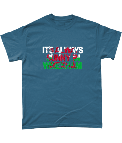 Always Sunny in Wrexham Gildan Heavy Cotton T-Shirt - Image 5